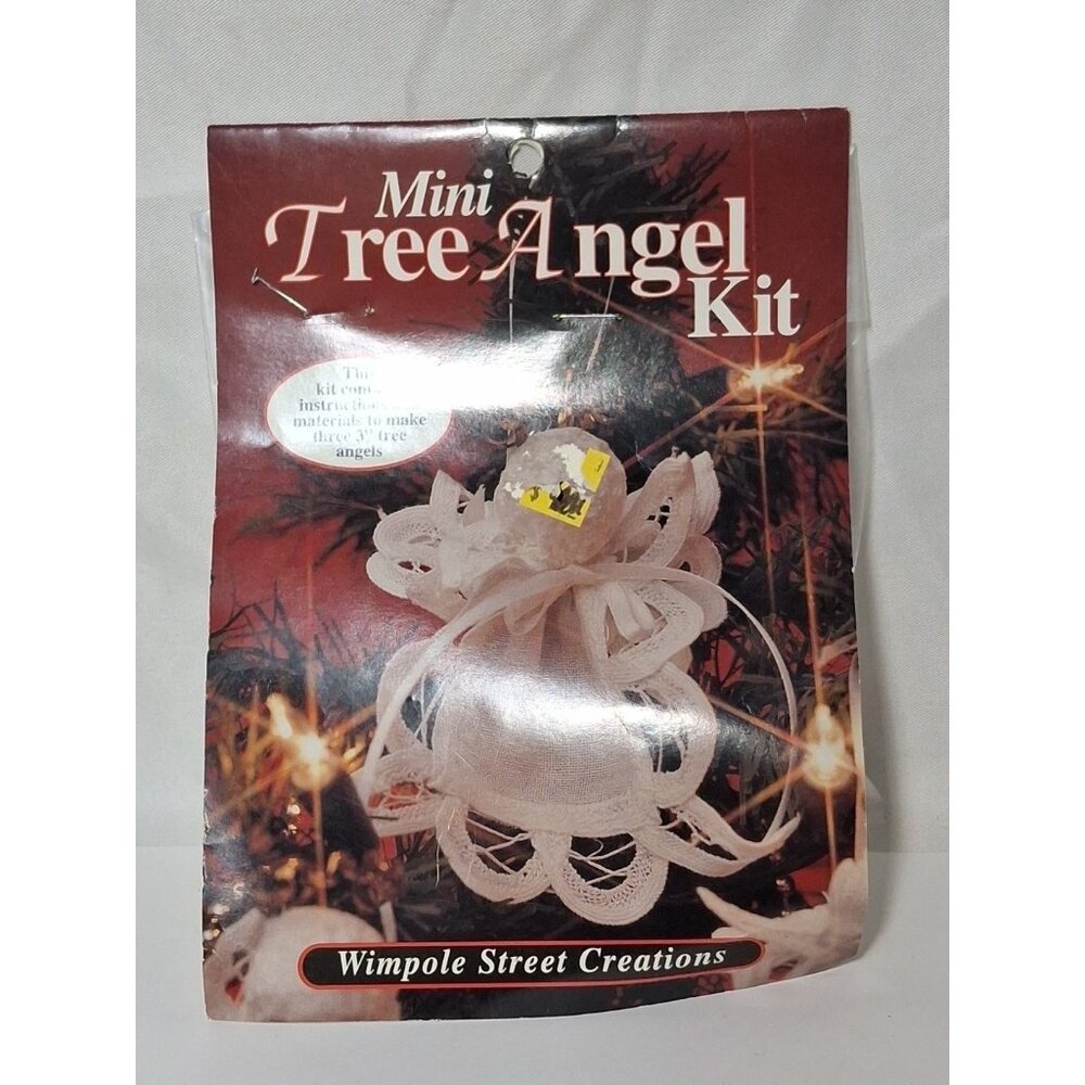 Wimpole Street Creations Christmas Tree Angel Craft Kit  New Sealed